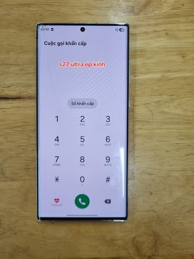 Samsung S22 Ultra bể kính ép kính tại Tứ Quí Care Cần Thơ
