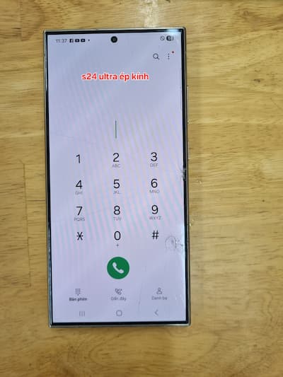 Samsung S24 Ultra bể kính ép kính tại Tứ Quí Care Cần Thơ